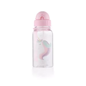 Бутылка для воды детская Ardesto Unicorn, 500мл, пластик, розовый