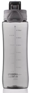 Бутылка для воды ARDESTO Purity, 800мл, пластик, серый