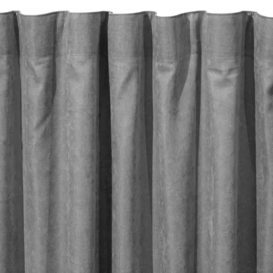 Curtain ARDESTO 150х270cm, microvelour, 100% polyester, grey