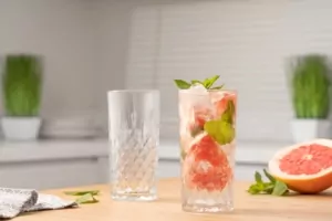 Набор стаканов высоких Ardesto Alba, 356мл, 3шт, стекло, прозрачный