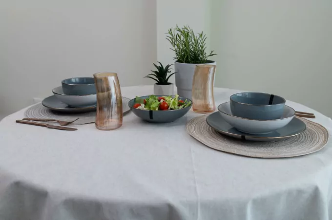 Набор стаканов высоких Ardesto Golden Moon, 500мл, 2шт, стекло, золотистый