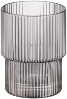 Набор стаканов низких Ardesto Graphite, 200мл, 2шт, стекло, серый