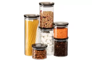 Ardesto Jar Fresh, 500ml, glass, plastic, transparent