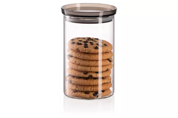 Ardesto Jar Fresh, 900ml, glass, plastic, transparent