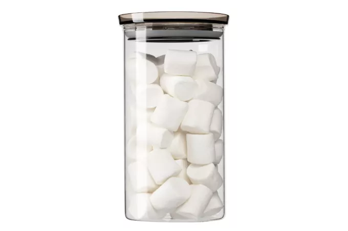 Ardesto Jar Fresh, 1150ml, glass, plastic, transparent