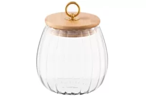 Ardesto Jar Fresh Vintage, 750ml, glass, bamboo, transparent