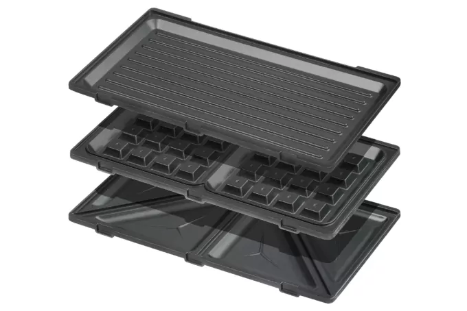 Ardesto multi-maker 700W, aluminum, set-3 plates, device body-plastic, black