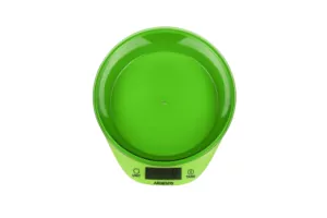 Ardesto scales for kitchen 5кг, CR2032x1 included, plastic, green