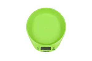 Ardesto scales for kitchen 5кг, CR2032x1 included, plastic, green
