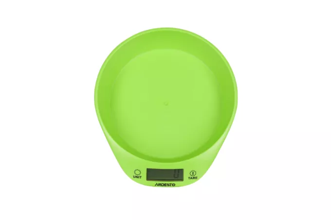 Ardesto scales for kitchen 5кг, CR2032x1 included, plastic, green