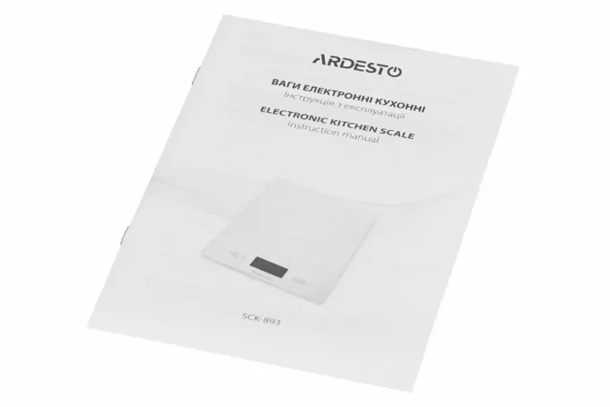 Весы ARDESTO кухонные Pasta, 5кг, AAAx2 в компл, стекло, многоцветный