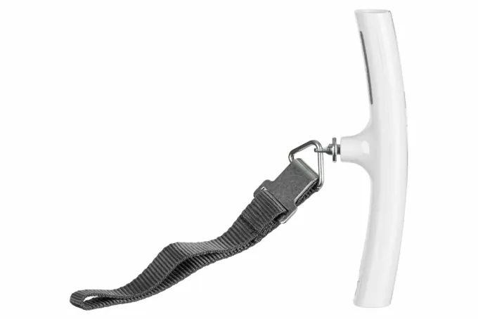 Ardesto electronic travel scales 50кг, R2032x1, plastic/metal, white