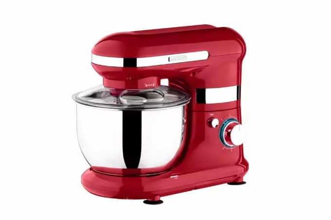 ARDESTO Міксер планетарний 800Вт, насадки-3, чаша-нерж., метал, 4л, Pulse-режим, червоний
