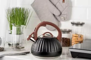 Ardesto Kettle Gemini, 2.5l, stainless steel, black