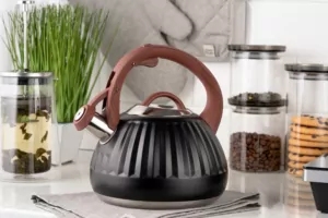 Ardesto Kettle Gemini, 2.5l, stainless steel, black
