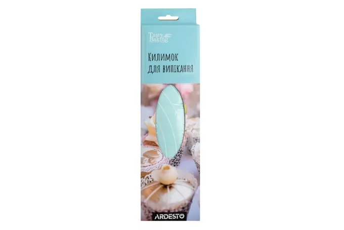 Коврик для выпечки Ardesto Tasty baking, 50х60см, силикон, голубой