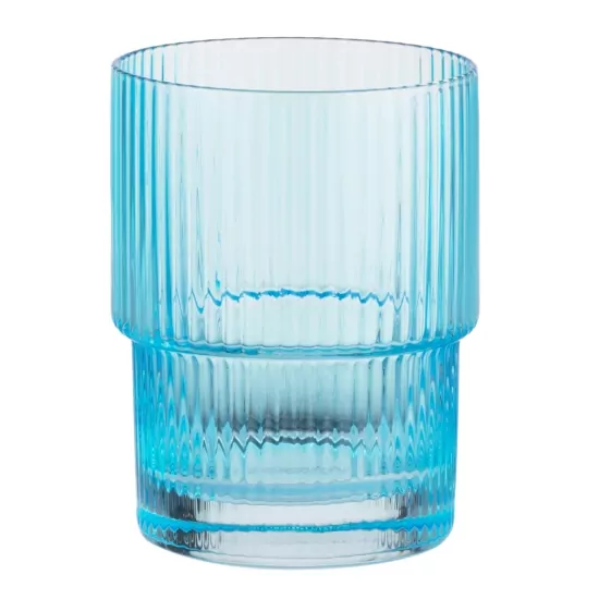 Набор стаканов низких Ardesto, 200мл, 2шт, стекло, голубой