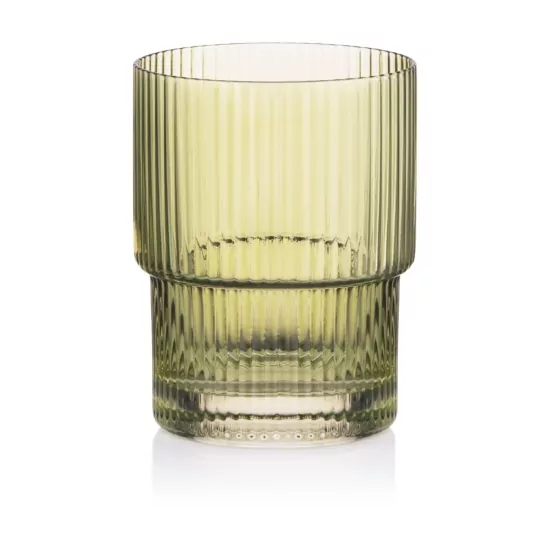 Набір склянок низьких ARDESTO 200мл, 2шт, скло, зелений