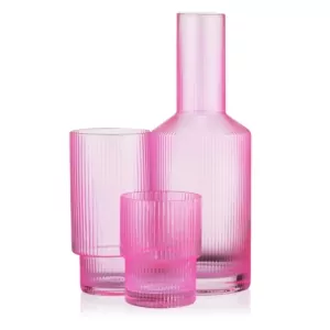 Ardesto Low glasses set, 200ml, 2pcs, glass, pink