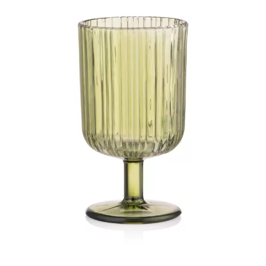 Набір келихів Ardesto 300мл, 2шт, скло, зелений