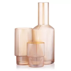 Набор стаканов высоких Ardesto, 380мл, 2шт, стекло, золотистый