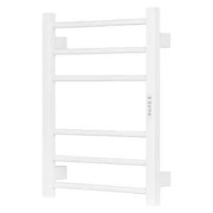 Рушникосушка Ardesto електрична  Square-TR K, 570х430х80мм, таймер-регулятор, сталь, білий матовий