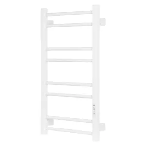 Рушникосушка Ardesto електрична  Square-TR K, 770×430х80мм, таймер-регулятор, сталь, білий матовий