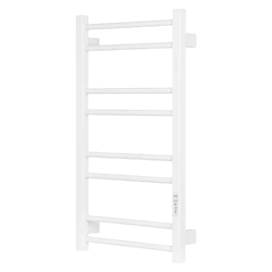 Рушникосушка Ardesto електрична  Square-TR K, 770×430х80мм, таймер-регулятор, сталь, білий матовий