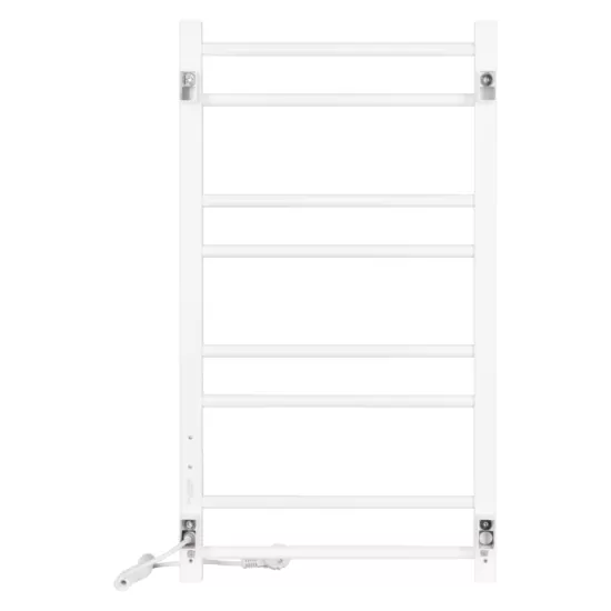 Рушникосушка Ardesto електрична  Square-TR K, 770×430х80мм, таймер-регулятор, сталь, білий матовий