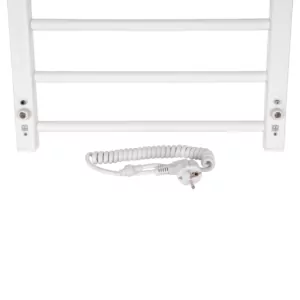 Рушникосушка Ardesto електрична  Square-TR K, 770×430х80мм, таймер-регулятор, сталь, білий матовий