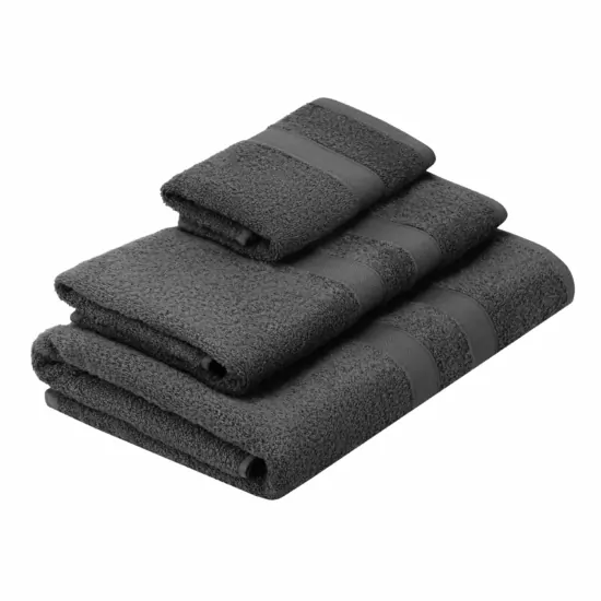 Ardesto Terry towel Splendid 50х90cm, 100% cotton, dark grey