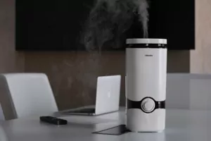 Humidifier ARDESTO ultrasonic, 40m2, 4L, 300ml/h, mechanical control, up. bay of water, white