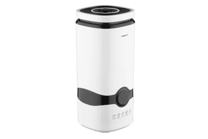 Зволожувач повітря ARDESTO ультразвуковий, 40м2, 4л, 300мл/г, електр. кер-ння, пульт ДК, верх. залив води, білий