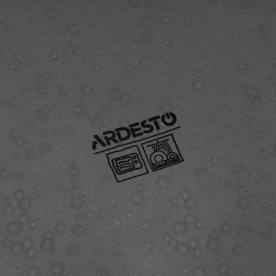 Тарілка супова Ardesto Trento, 21.5см, кераміка, сірий
