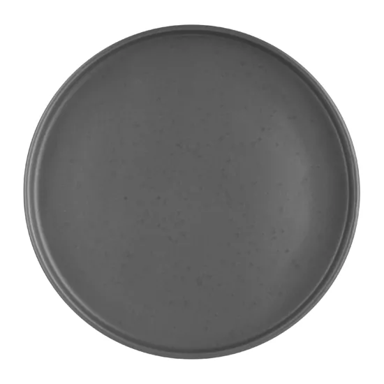 Ardesto Dinner plate Trento, 26.5cm, ceramics, gray