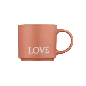 Ardesto Mug Love, 420ml, ceramic, orange