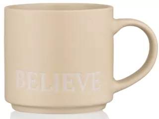 Чашка Ardesto Believe, 420мл, кераміка, жовтий