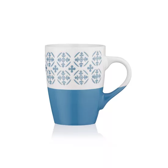 Ardesto Mug Ornament, 320ml, ceramic, blue-white