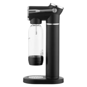 Сифон для газування води ARDESTO, підключення балону- різьба, пляшка 1л, важіль,  чорний