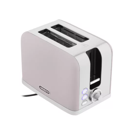 Тостер Ardesto Lilac Dream, 800Вт, металл, 2 слота, лиловый+серебристый