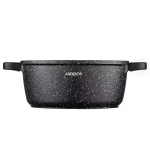 Кастрюля со стеклянной крышкой Ardesto Gemini Anzio, 3.1л, алюминий, черный