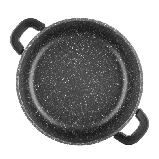 Кастрюля со стеклянной крышкой Ardesto Gemini Anzio, 3.1л, алюминий, черный