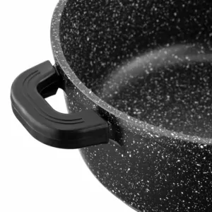 Кастрюля со стеклянной крышкой Ardesto Gemini Anzio, 3.1л, алюминий, черный