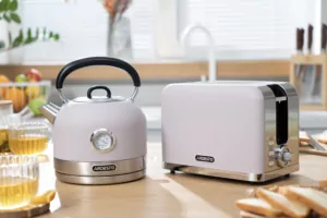 Тостер Ardesto Lilac Dream, 800Вт, металл, 2 слота, лиловый+серебристый