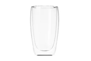 Ardesto Double wall mug set, 450ml, 2pcs, borosilicate glass, transparent