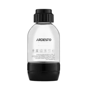 Бутылка для сифону Ardesto 0,6л, пластик, прозрачный