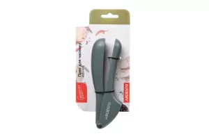 Ardesto Garlic Press Gemini, stainless steel, plastic, green