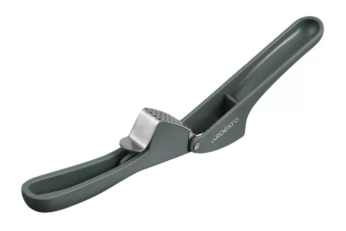 Ardesto Garlic Press Gemini, stainless steel, plastic, green