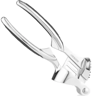 Ardesto Garlic Press Black Mars, 17cm, zinc alloy, plastic, black