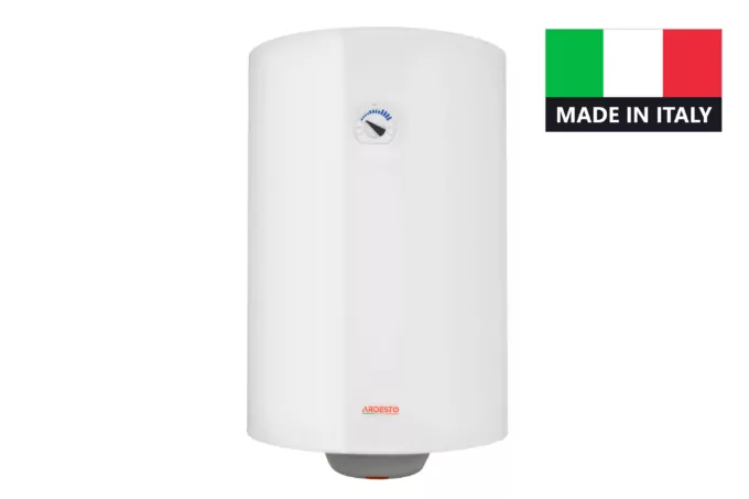 Electric water heater. ARDESTO NEU NTS 80 V 1.5K EU2 round, 80l, 1.5kW, mechanical control, C, Italy, white